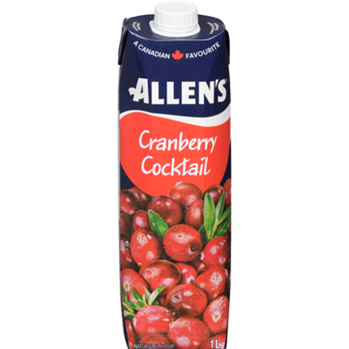 Picture of ALLENS CRANBERRY COCKTAIL 1L