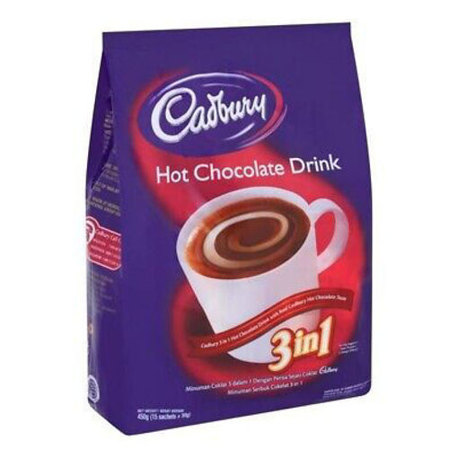 Picture of CADBURY HOT CHOCOLATE DRINK 3IN1 450G