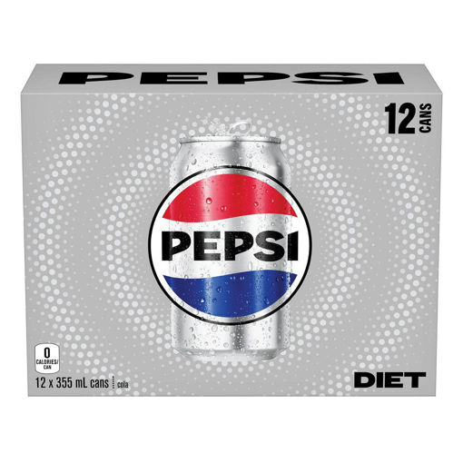 Picture of CF PEPSI DIET (12PK) 355ML CANS