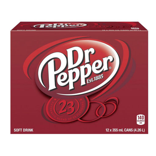 Picture of DR PEPPER (12PK) 355ML CANS