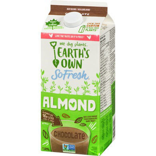 Picture of EARTHS OWN ALMOND UNSWEETENED VANILLA 1.89L