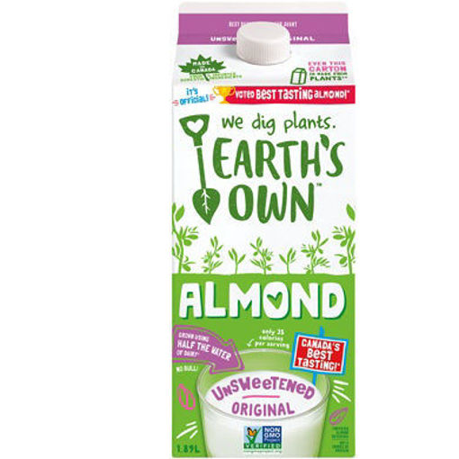 Picture of EARTHS OWN UNSWEETENED ALMOND 1.89L