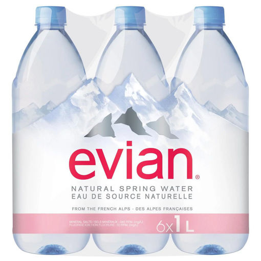 Picture of EVIAN WATER 6 X 1L