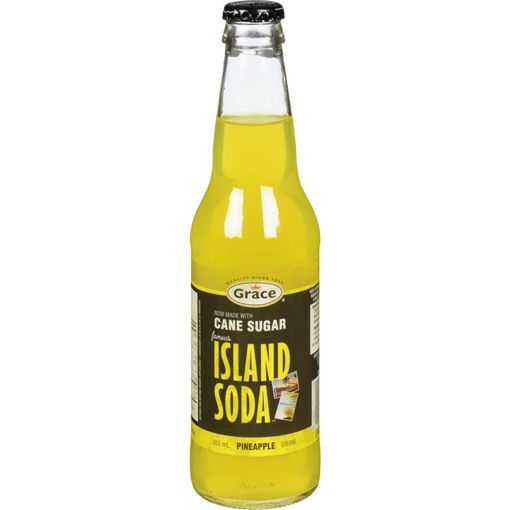 Picture of GRACE ISLAND SODA PINEAPPLE 355ML