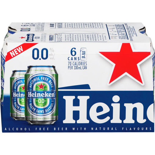 Picture of HEINEKEN ALCH FREE 6*330ML CANS