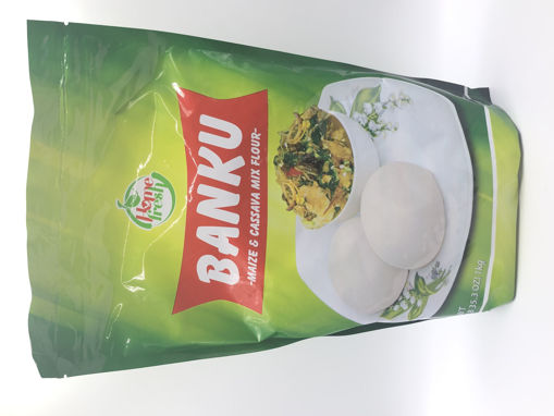 Picture of BANKU MAIZE & CASSAVA MIX FLOUR 1KG