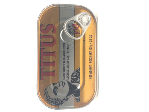 Picture of TITUS SARDINES SOY AND CHILI 125G